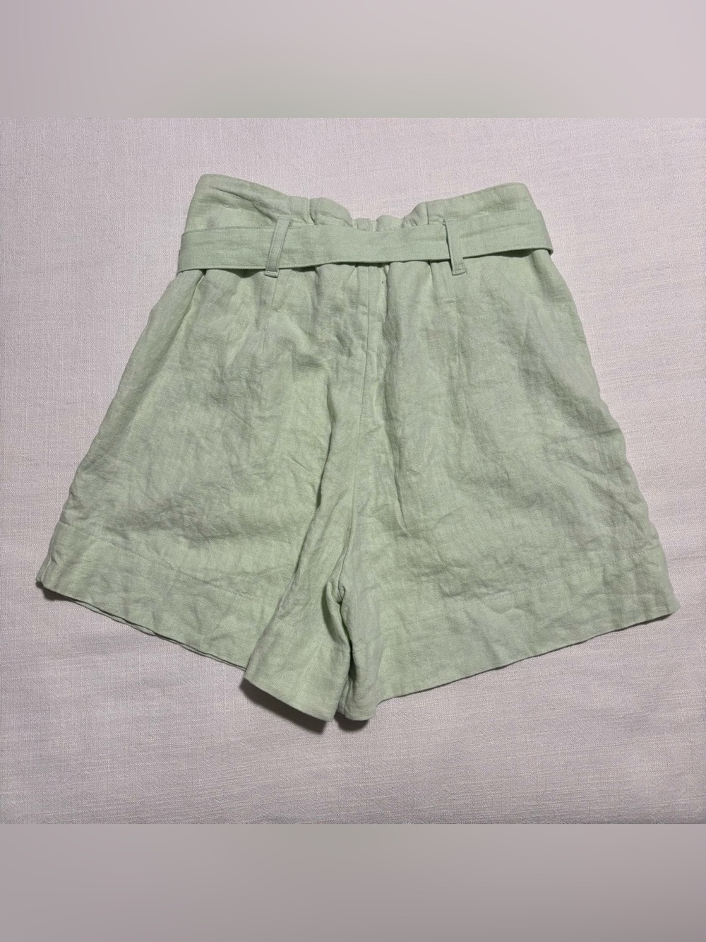 Abercrombie & Fitch High Rise Linen Shorts | Size XS - Picture 4 of 7
